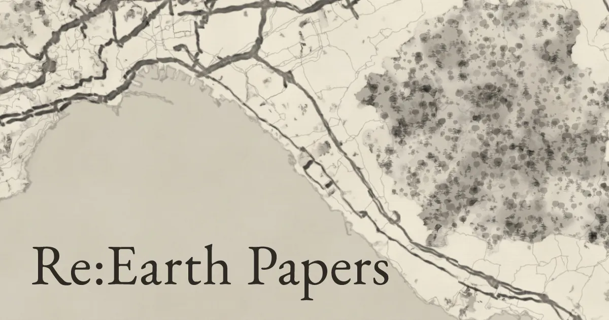 The Bay of Naples drawn with paint-sumi. OpenStreetMap vector tiles, laid down as ink by the brush engine hokusai, on the spot