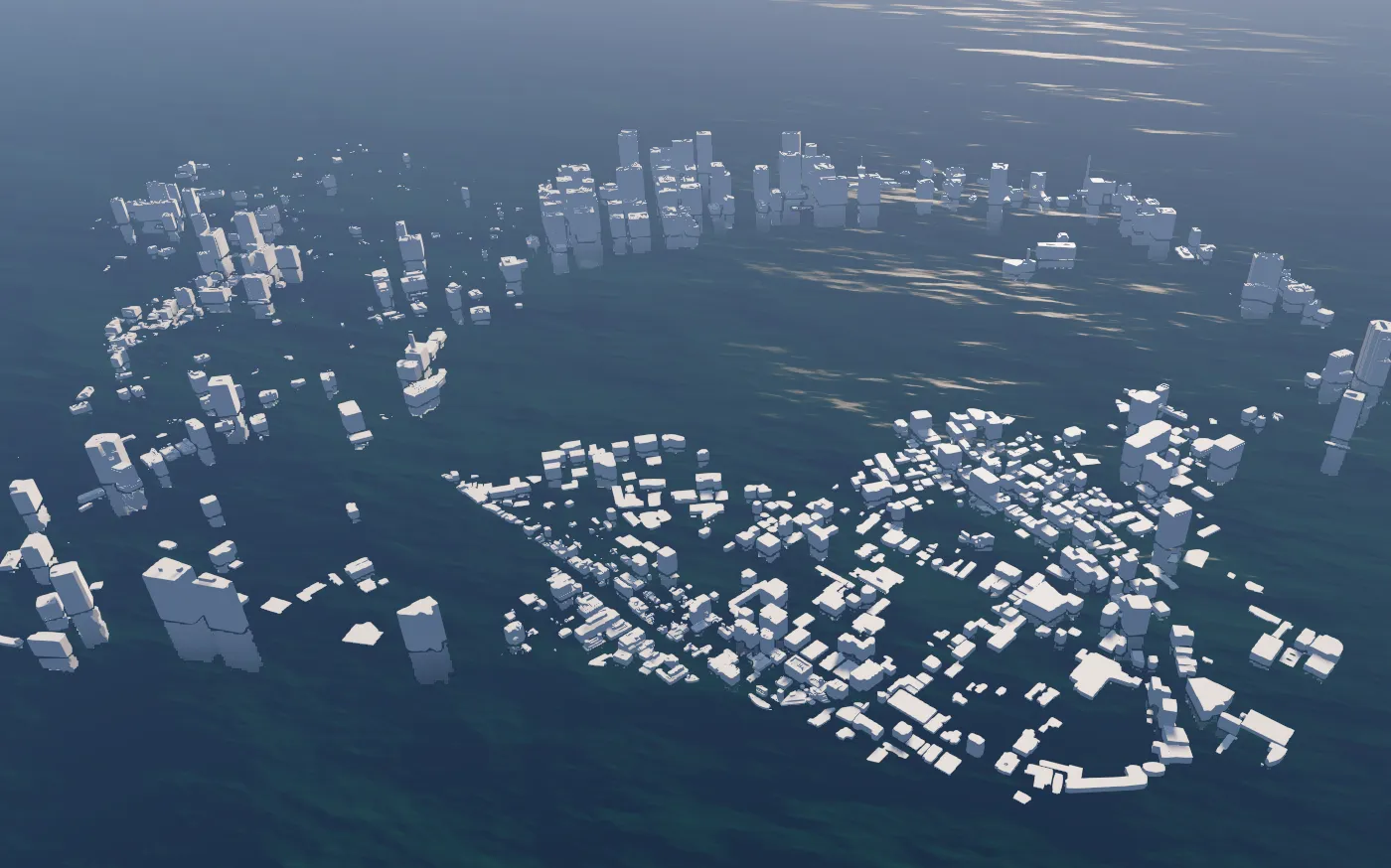 Rendering Models with High Precision in Global Scenes